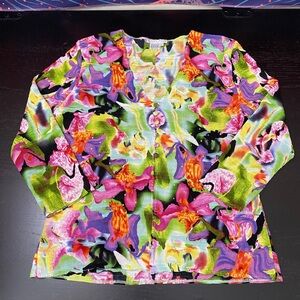 Alberto Makali Multicolor Abstract Top + Tank Top